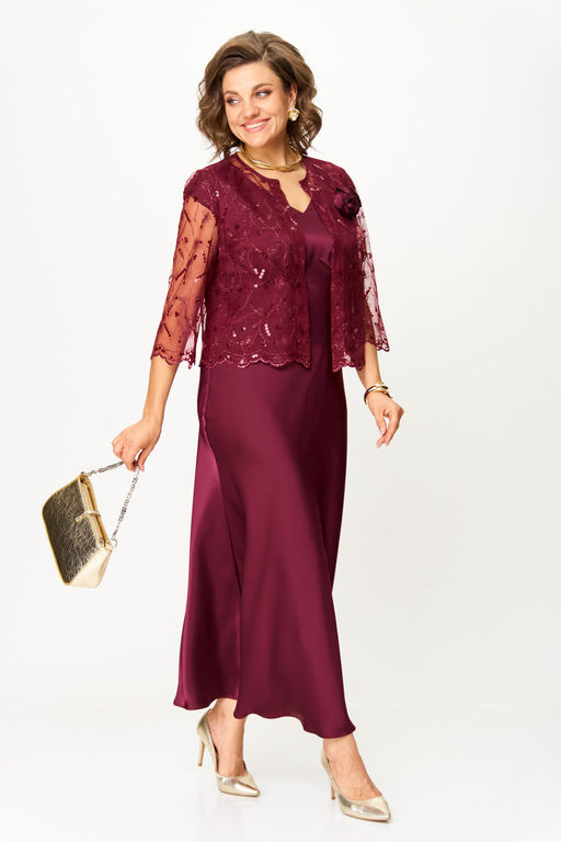 Костюм Svetlana Style 2144 бордовый