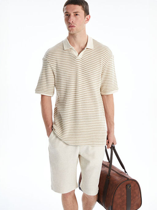 Polo Yaka ?izgili Erkek Ti??rt