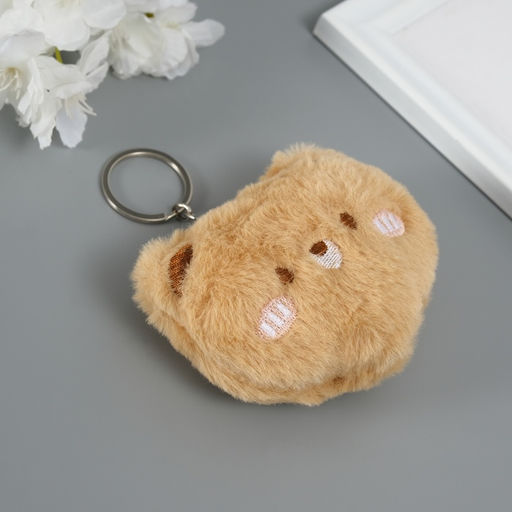 Брелок для ключей на кольце Пушистик. Мишка, на сумку, рюкзак, пищалка, 7.5?9?2.5 см - Simaland фото 3