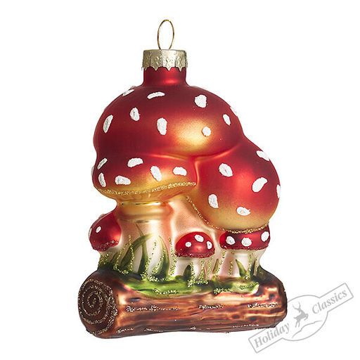 Семейка мухоморчиков (стекло) 7х5х9 см