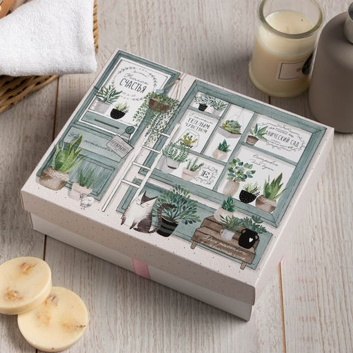 Набор махровых салфеток Уголок счастья 30х30 см -5шт, 100% хлопок, 340гр/м2 - Этель фото 4