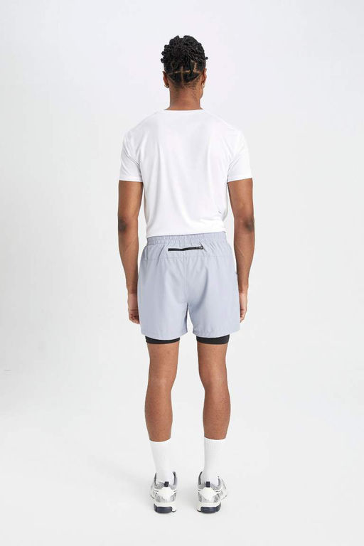 DeFactoFit Узкие шорты-колготки на молнии и узком крое с карманом для телефона фото 8