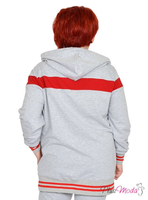 Толстовка Модель №1682 размеры 44-84 - Plusmoda фото 6