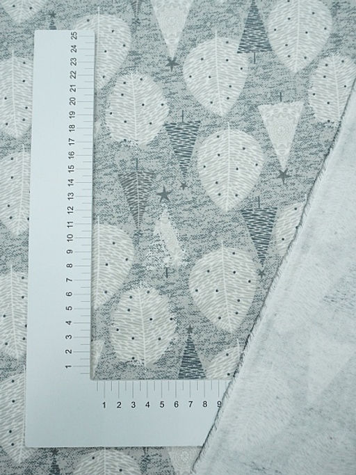 Теплый хлопок Зимний лес, ш.1.5м, хлопок-100%, 160гр/м.кв - Купава фото 3