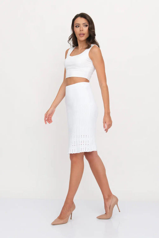 ЗЛАТА Юбка И 014/белый