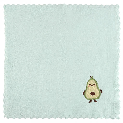 Салфетка для уборки 30х30см "Аавокадо друг", микрофибра, набор 3шт (Китай)