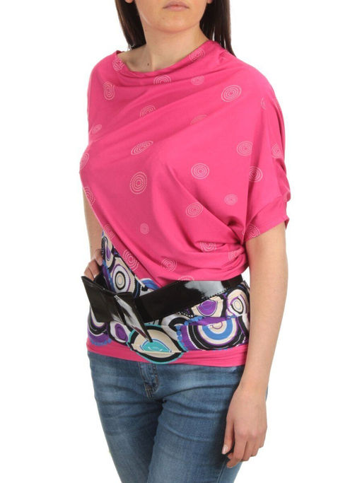 5962 PINK Туника женская (90% полиэстер, 10% эластан)