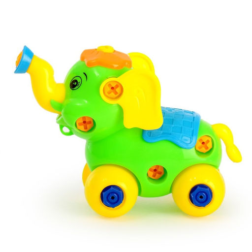 Конструктор винтовой Слонёнок, 28 деталей, цвета МИКС - Simaland фото 2