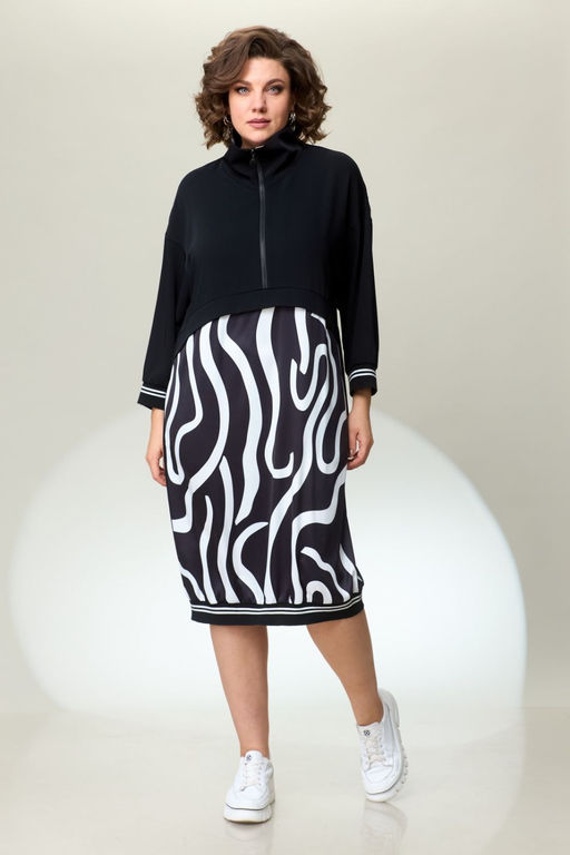 Платье INVITE 4083 черный дизайн - Mira fashion фото 63