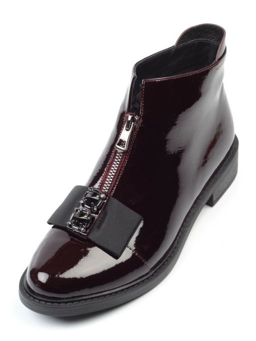 01-CA104-3 WINE Ботинки женские (натуральная кожа, байка) - No name фото 6
