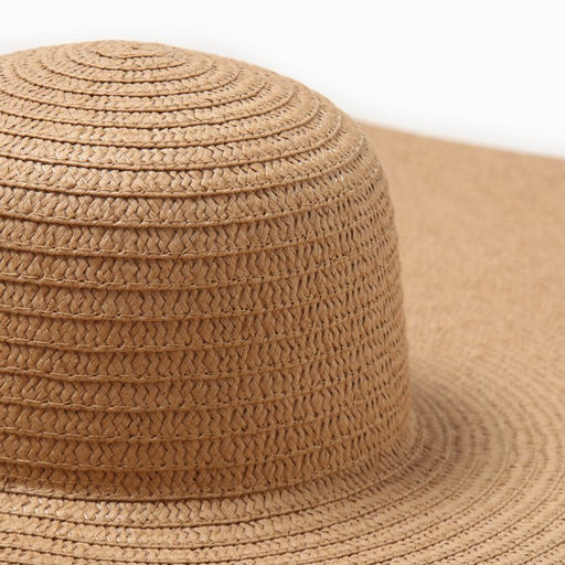 Шляпа женская MINAKU, цв. светло-коричневый, р-р 58  фото 5