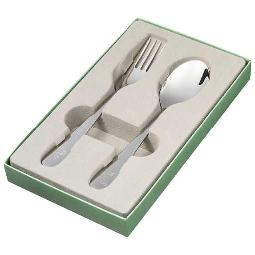 НАБОР ДЕТСКИХ СТОЛОВЫХ ПРИБОРОВ ZOO AGNESS 2 ПР  фото 2