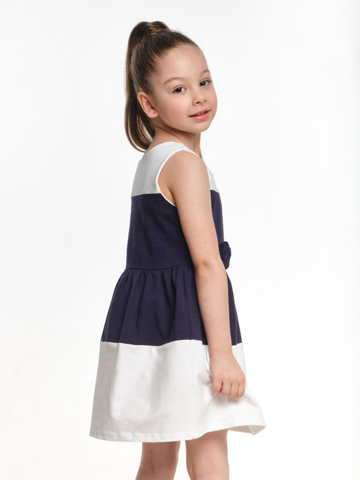 Платье для девочки UD 1465 син/белый - Mini maxi фото 2