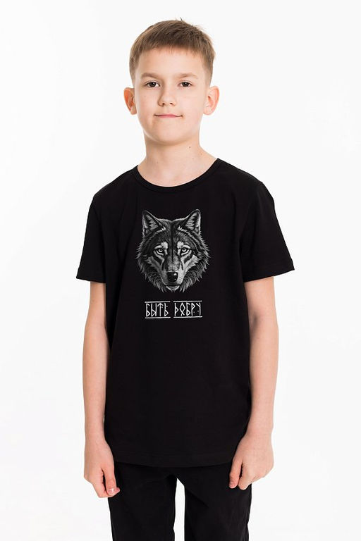 Футболка М225102Па черный - Елена фото 2