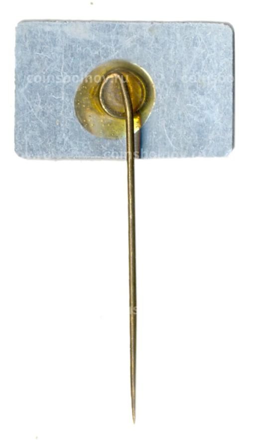 Значок Москва-выставка Оливетти 1966 год