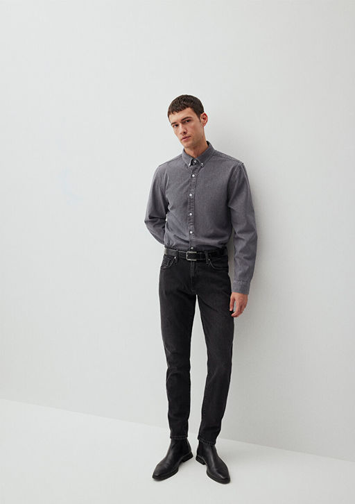 London Classic Denim Antrasit Jean Pantolon - Mavi фото 3