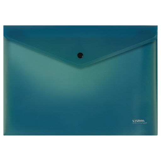 Папка с кнопкой А4 СТАММ "Хамелеон" непрозрачная, зеленый хамелеон (ММ-31947) 180 мкм