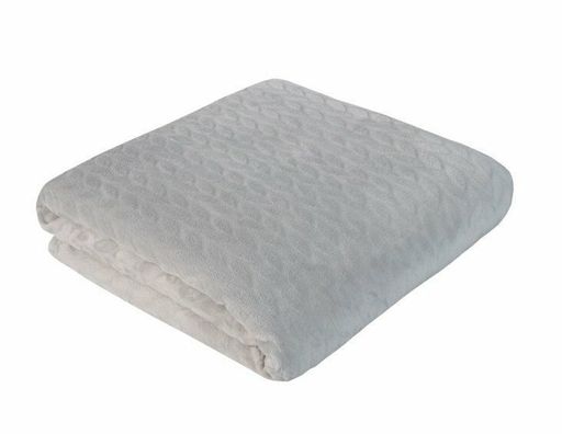 Покрывало-плед Ника-Лунный свет фланель-стриж 200*220 см. - Лен поволжья фото 2