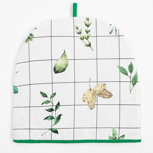 Грелка на чайник Этель Flora 28х28 см, 100% хл, саржа 190 г/м2  фото 2