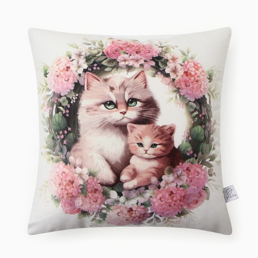 Подушка декоративная Этель. Мамино тепло, 40?40 см, велюр