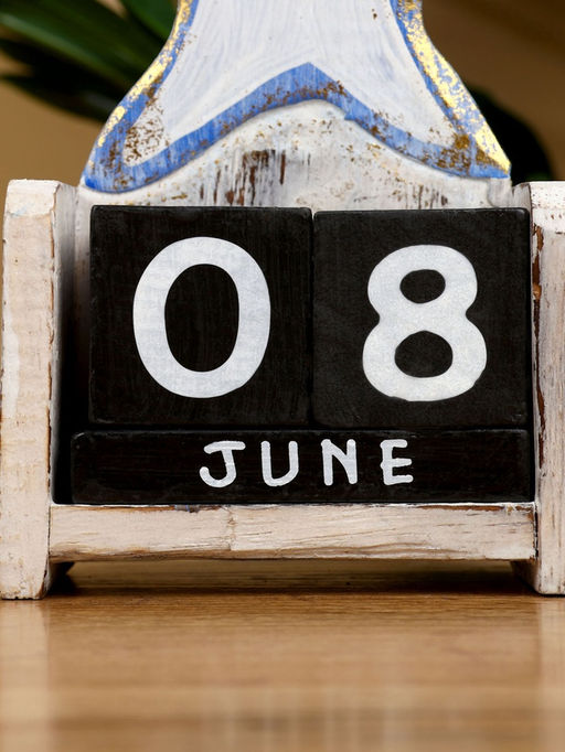 Календарь настольный Морская звезда, 10.55.518 см, дерево, золотисто-синий - Simaland фото 6