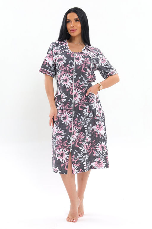 Халат домашний на молнии DWC1052