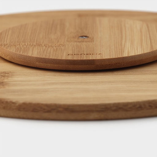 Блюдо для подачи вращающееся Доляна Striata, d=28 см, бамбук  фото 5