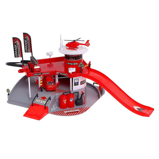 Парковка для машин Служба спасения, 2 уровня, вертолетная площадка - Simaland фото 2