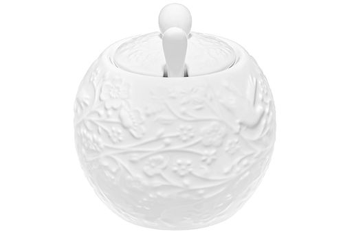 Сахарница 500 мл 11*11*12 см Райский сад с металлической ложкой - Elan gallery фото 5