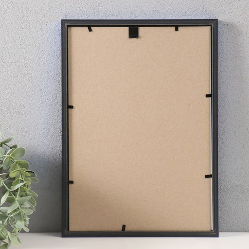 Фоторамка пластик "Формат" 21х30 см, синий металлик (пластик)