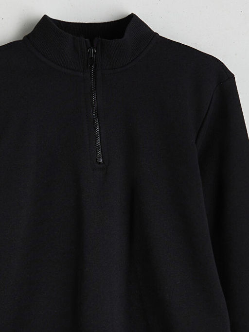 Dik Yaka Erkek ?ocuk Sweatshirt