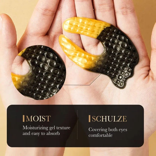 ZOZU Гидрогелевая маска для глаз c экстрактом черного трюфеля от кругов и мешков под глазами, 5 шт - Sadoer фото 4