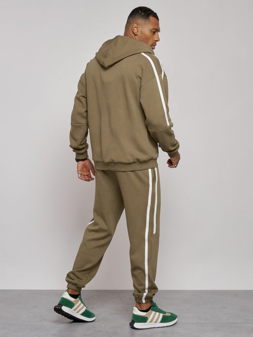 Спортивный костюм мужской трикотажный демисезонный цвета хаки 12011Kh - Mtforce фото 5