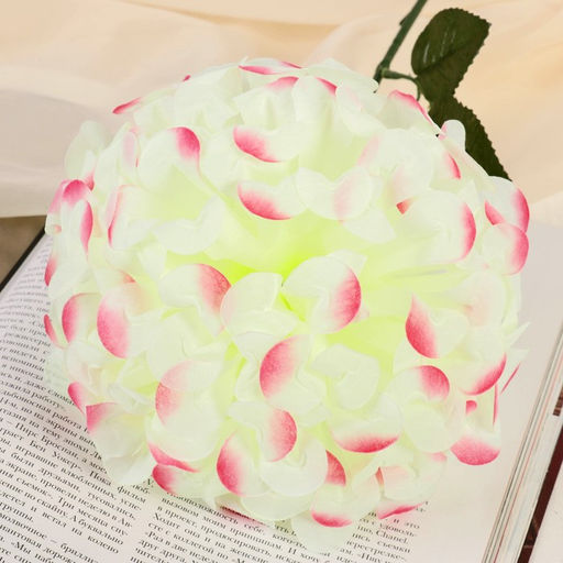 Цена за 2 шт. Цветы искусственные «Герань королевская», 16×60 см, жёлто-розовые