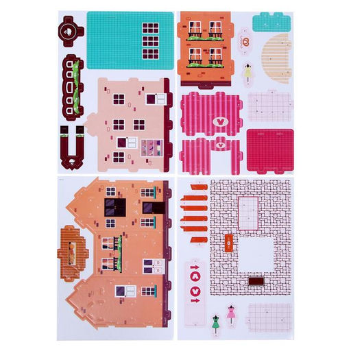 Конструктор 3D из пенокартона Торговый центр, 22 детали - Unicon фото 4