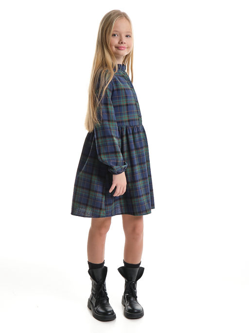 Платье для девочки нарядное детское праздничное UD 8077 красная клетка - Mini maxi фото 12
