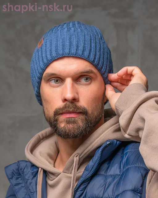 F 478 Шапка искуственный мех мужская (57-59)