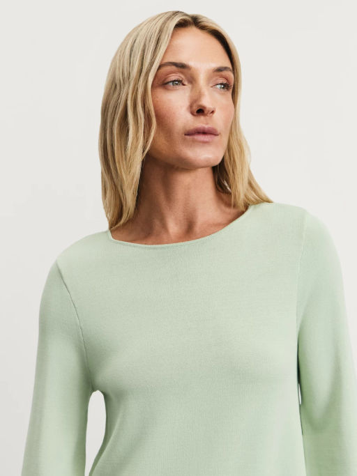 Вязаное мини платье из вискозы с открытой спиной / Zarina  фото 6