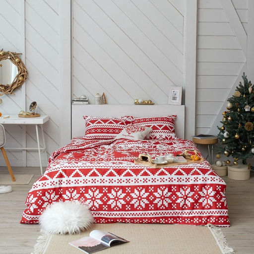 Постельное белье LoveLife 2сп Christmas ornament 175*215см,200*225см,50*70см-2шт  фото 17