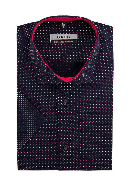 Сорочка мужская короткий рукав GREG 263/109/2188/Z/1  фото 2