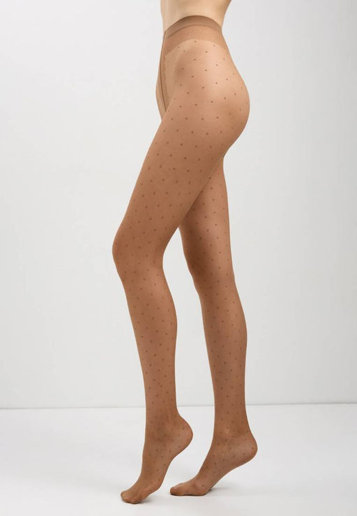 Колготки фантазийные CONTE DOTS Колготки в горошек bronz - Conte elegant фото 6