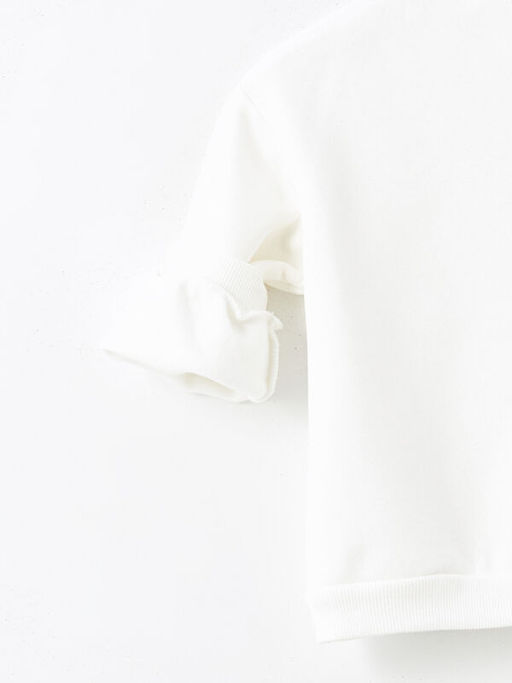 Niloya Bask?l? K?z Bebek Sweatshirt ve Tayt 2li Tak?m - Waikiki фото 3