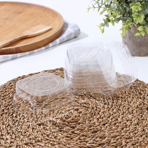 Цена за 3 шт. Контейнеры одноразовые Не ЗАБЫЛИ!, крышка, набор 10 шт., ПВХ, 9.5×4.5 см, прозрачные