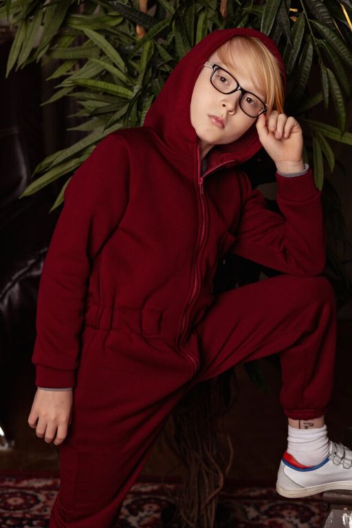 Футер 3х нитка С НАЧЕСОМ комбинезон с капюшоном - Knitka wear фото 2