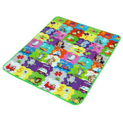 Игровой коврик для детей на фольгированной основе Малыши зверята, размер 180х150x0,5 см, Крошка Я  фото 8