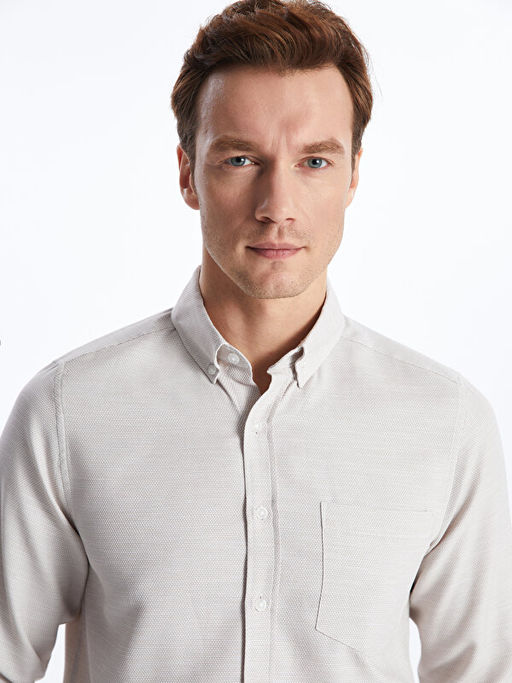 Regular Fit Uzun Kollu Arm?rl? Erkek G?mlek