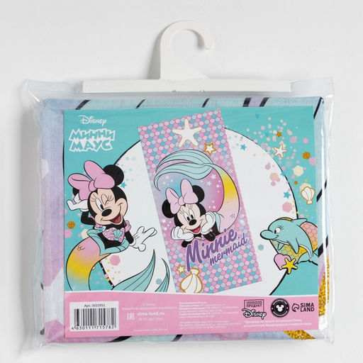 Полотенце Минни Маус 70х1462 см, 100% хлопок 160гр/м2 - Disney фото 4