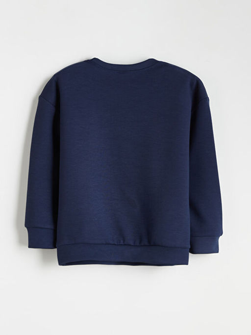 Bisiklet Yaka Erkek ?ocuk Sweatshirt