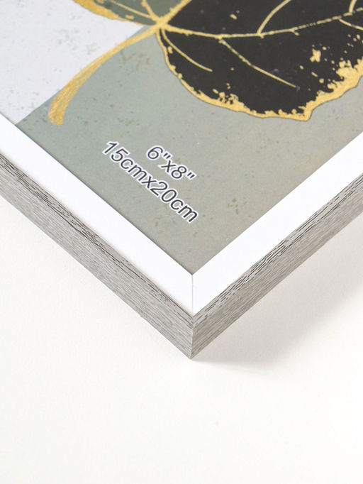 Фоторамка пластик 15х20 см "Современная классика" серый и белый 20,8х15,8х1,5 см