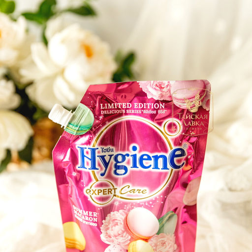 Кондиционер д/белья Концентрированный Парфюмированный Летний Макарун HYGIENE, 490 мл  фото 4